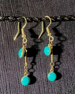 Turquoise colored beads