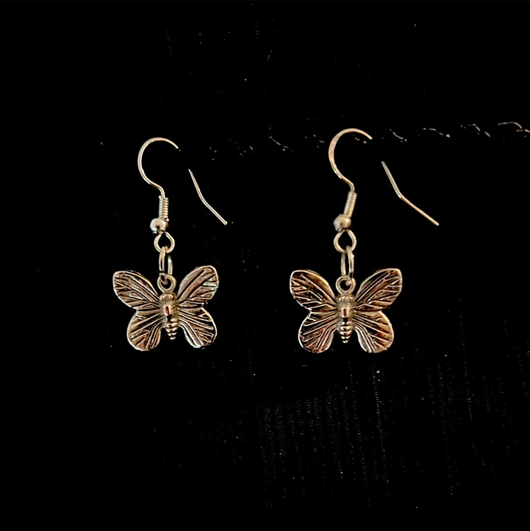 Silver butterflies